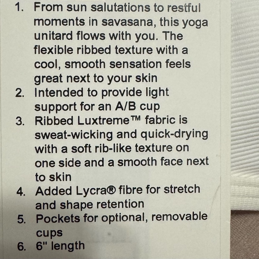 Lululemon Unitard - Picture 6 of 7